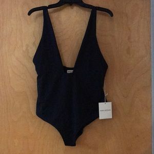 Mara Hoffman Audrey Black one piece